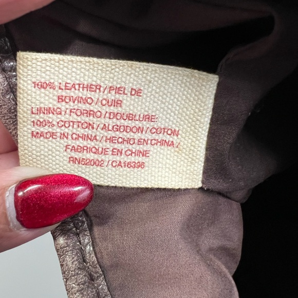 Lucky Brand Leather Patchwork Shoulder Hobo Bag - Picture 8 of 16